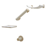Kerbl pet mur d'escalade alps pour chats set de 4 pices accessoires pour chats