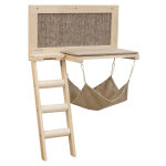 Kerbl pet planche de repos pour chats timber brun pour chats