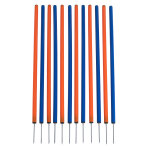 Kit slalom agility pour chien fun & sport - 12 piquets Kit slalom agility pour chien fun & sport - 12 piquets