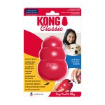 Kong classic - 1 jouet rouge pour chien - taille l