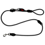 Kong laisse réglable en corde noir chien Kong laisse réglable en corde noir chien