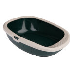 Bac � liti�re kooa, vert fonc� beige, en plastique 100 % recycl�