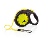 Laisse flexi new neon 5 m pour chien - taille l : jusqu' 50 kg