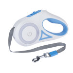 Laisse rtractable  lumire dragonfly de 3 m tiaki, pour chien de 15 kg max.