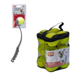 Lanceur de balles de tennis karlie pour chien - lanceur + 13 balles Lanceur de balles de tennis karlie pour chien - lanceur + 13 balles