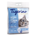 Litière tigerino premium febreze cotton fresh pour chat - 2 x 12 kg Litière tigerino premium febreze cotton fresh pour chat - 2 x 12 kg