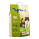 Litire tigerino plant - based en fibres de bois - odeur naturelle de bois, sans parfum pour chat - 7 ...