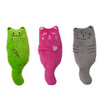 Lot de 3 coussins de jeu aumüller chats en peluche - pour chat Lot de 3 coussins de jeu aumüller chats en peluche - pour chat