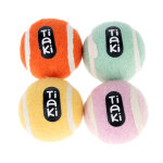 Lot de 4 balles de tennis pour chiens de tiaki env. Ø 5 cm, pour chien Lot de 4 balles de tennis pour chiens de tiaki env. Ø 5 cm, pour chien