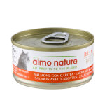 Lot almo nature 24 x 70 g pour chat - hfc saumon, carottes (en gelée) Lot almo nature 24 x 70 g pour chat - hfc saumon, carottes (en gelée)