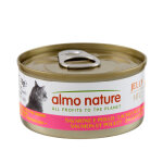 Lot almo nature 24 x 70g pour chat - hfc saumon, poulet (en gele)