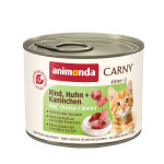 Lot animonda carny kitten 12 x 200 g pour chaton - b?uf, poulet, lapin