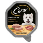 Mgapack cesar 14 x 150 g pour chien - terrine classique volaille, b?uf