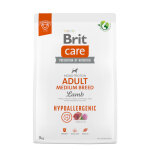 Lot brit care - hypoallergenic adult medium breed agneau, riz (2 x 3 kg)