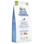 Lot brit care - sustainable adult large breed poulet, insectes (2 x 12 kg)