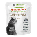 Lot conomique: 24x50g hfc highly appetizing sardines almo nature nourriture humide pour chat