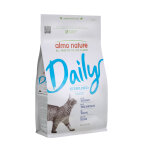 Lot �conomique : 2x1, 2?kg almo nature daily sterilised thon croquettes pour chat
