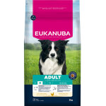 2x3kg eukanuba premium nutrition adult medium breed poulet croquettes pour chien