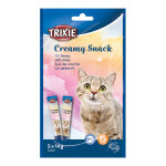 Lot �conomique�: 30x14g trixie creamy snack avec des crevettes friandises pour chat