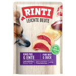 Lot économique : 30x400 g rinti plaisir léger b?uf pur et canard nourriture humide pour chien Lot économique : 30x400 g rinti plaisir léger b?uf pur et canard nourriture humide pour chien