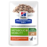 Lot �conomique 48x85g hill's prescription diet j / d metabolic + mobility au poulet nourriture humide ...