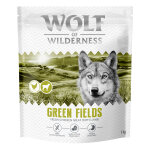 Lot conomique: 4x1kg wolf of wilderness adult  green fields  agneau, sans crales - croquettes pour ...