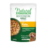 Lot �conomique : 12x100 g natural trainer bocconcini adult small & toy bouch�es en sauce au poulet nourriture ...