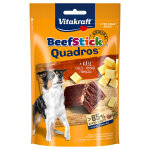 Lot conomique : 7 x 70 g btonnets au b?uf quadros de vitakraft au fromage, friandises pour chiens
