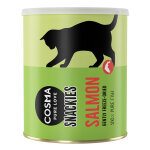 Lot conomique : maxi tube cosma snackies friandises lyophilises pour chat - 3 x saumon (360 g)
