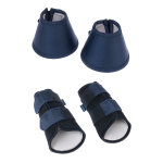 Lot économique : nomad tales 2 guêtres & 2 cloches de sabot en élasthanne, bleu marine taille l cheval ... Lot économique : nomad tales 2 guêtres & 2 cloches de sabot en élasthanne, bleu marine taille l cheval ...