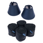 Lot conomique: nomad tales bandages poney (set de 4) + cloches de sabot en lasthanne, taille s (set ...