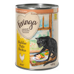 Lot feringa recettes slectionnes 24 x 400 g pour chat - cheddar, pesto, poulet