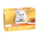 12x85g gourmet gold rago�t raffin� s�lection mixte de viandes - p�t�e pour chat