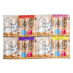Lot mixte 2 catessy mini sticks pour chat - 100 x 2 g avec 4 vari�t�s diff�rentes (bacon, foie, malt, ...