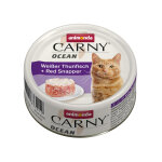 Lot mixte animonda carny ocean 12 x 80 g pour chat - thon blanc & vivaneau rouge