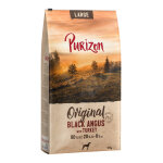 Lot purizon 2 x 12 kg pour chien - large adult black angus, dinde