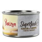 Purizon superfoods 6 x 140 g pour chien - gibier, hareng, potiron, grenade