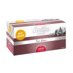 Lot smilla fine menu c?ur gourmand 24 x 100 g pour chat - poulet, b?uf, carottes Lot smilla fine menu c?ur gourmand 24 x 100 g pour chat - poulet, b?uf, carottes