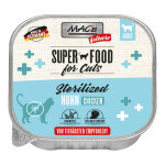 Mac?s vetcare sterilized pour chat - poulet (16 x 100 g)