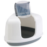 Maison de toilette d'angle savic nestor corner + 2 filtres + 12 sacs  litire