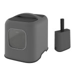 Maison de toilette rotho mypet biala pour chat - lot : maison de toilette anthracite + pelle à litière ... Maison de toilette rotho mypet biala pour chat - lot : maison de toilette anthracite + pelle à litière ...