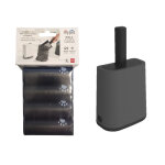 Maison de toilette rotho mypet biala pour chat - lot : pelle  litire avec support + 4 sacs
