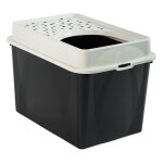 Maison de toilette rotho mypet eco berty noir - pour chat