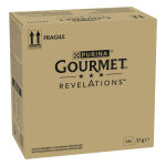 144x57g fine cuts poulet, saumon revelations gourmet nourriture humide pour chat + 48x57g offerts !