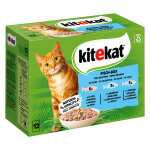 Mégapack kitekat 48 x 85 g pour chat - repas du pêcheur en gelée Mégapack kitekat 48 x 85 g pour chat - repas du pêcheur en gelée