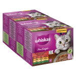 Mégapack whiskas 1 + marmiton 48 x 85 g pour chat - sélection classique en gelée Mégapack whiskas 1 + marmiton 48 x 85 g pour chat - sélection classique en gelée