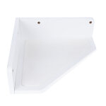 Modern living san francisco meuble � griffer mural lit d?angle, blanc chat