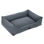 Modern living panier skara pour chien, gris fonc t. l : 120 x 80 x 25 cm