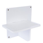 Modern living san francisco meuble � griffer mural avec plateforme, blanc chat