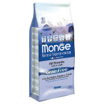 Monge superpremium grain free all breeds anchois, pommes de terre et petits pois - 12 kg